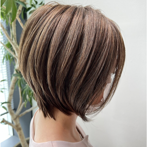 脱白髪染め大人のおしゃれカラー＋カット＋トリートメント ¥24200