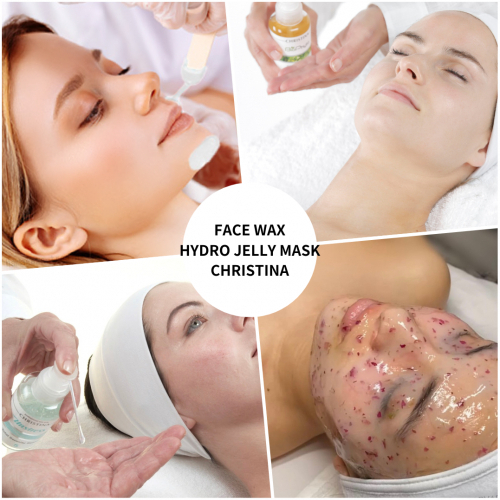 【全員】フェイスWax✖️ハイドロジェリーマスク｜クリスティーナケア付き