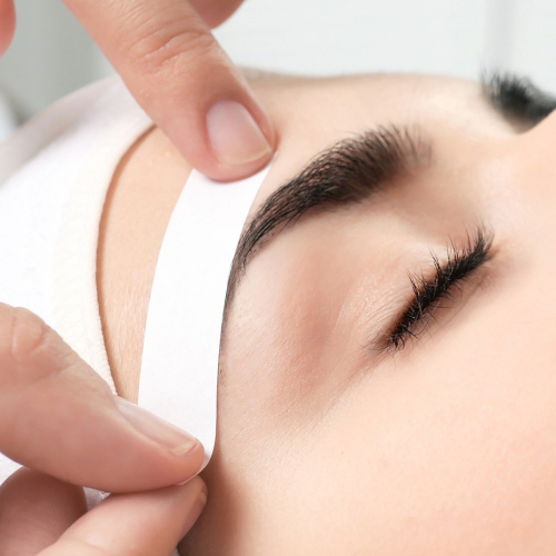 【＋】部分ブロウラミネーション